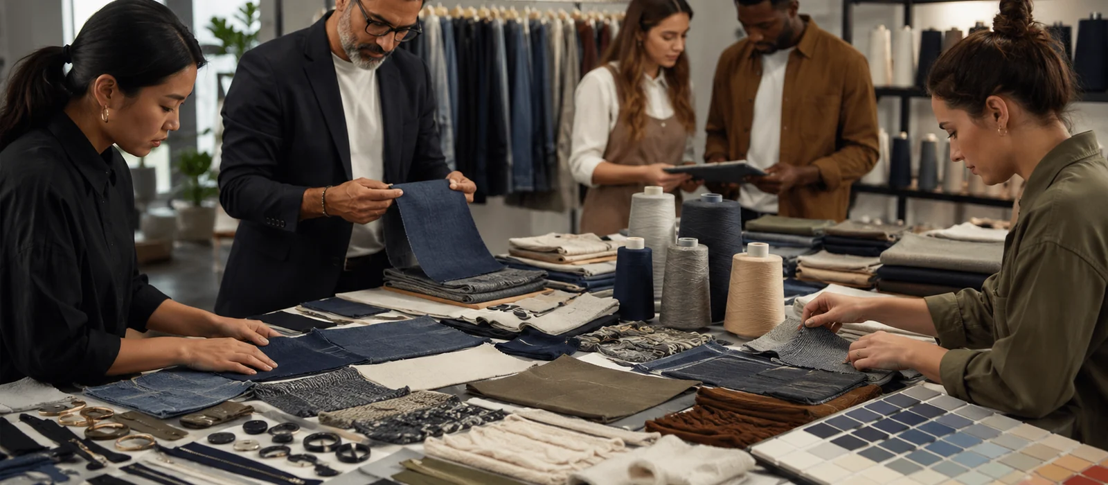 Apparel sourcing team