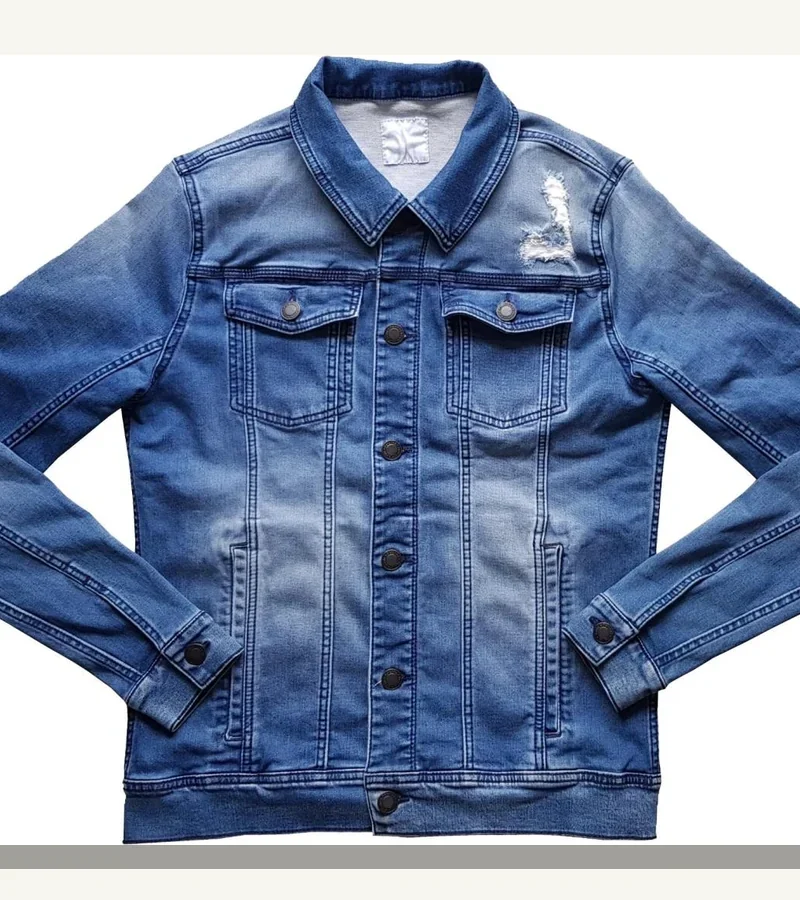 Vintage wash denim jacket development reference
