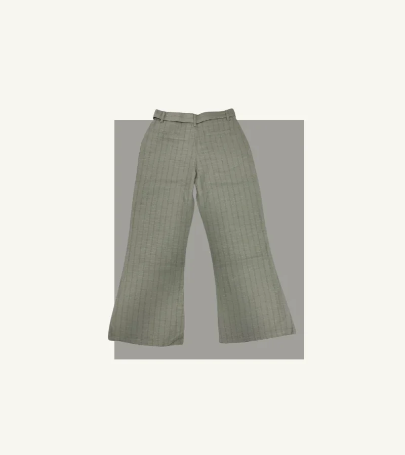 Non-denim wide-leg trouser development reference
